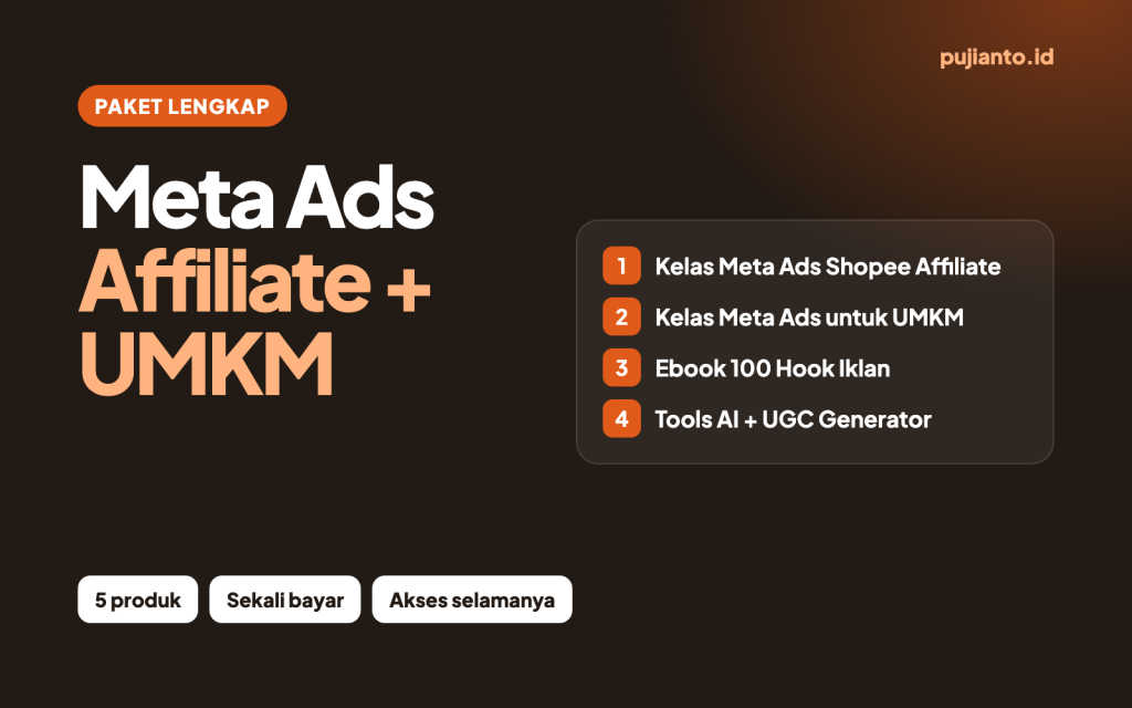 Sampul Paket Lengkap Meta Ads (Affiliate + UMKM)
